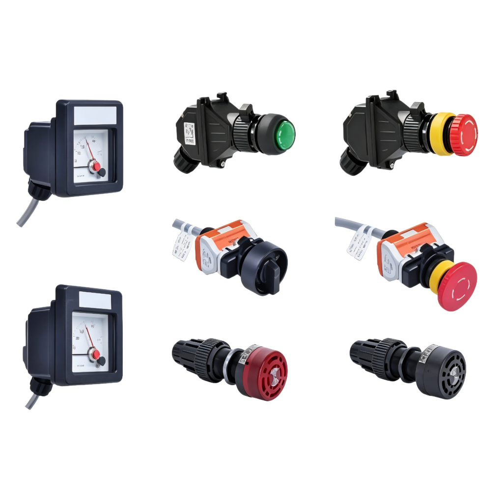 cho801 8 panel mount explosion proof push button control switch