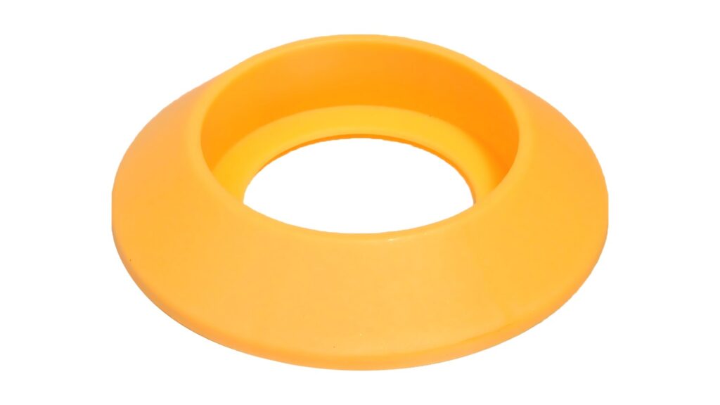 MMAIATEX CoPC, Encapsulation and Fuse Guides: Update Orange molded circular panel-control accessory photographed on a white background