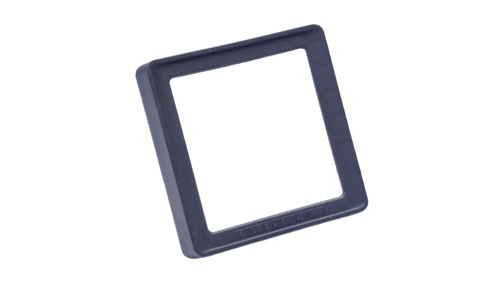 MMAIATEX Gas Zone, Ex p and Isolation Guides Black square panel bezel accessory photographed on a white background